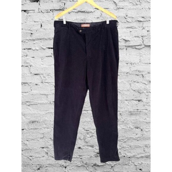 Peter Millar Pima Cotton Corduroy Pants Deep Purple Soft Size 38/36 - Picture 1 of 8
